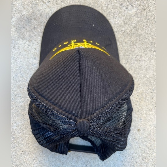 Cafe Moto Snapback Hat Cap Black Spell-Out Logo One Size Craft Coffee Racer SD - Picture 4 of 9